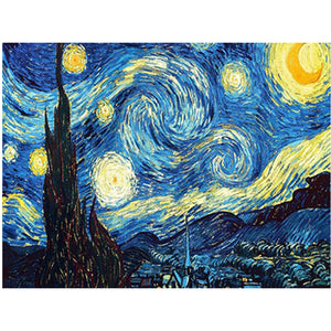 Van Gogh - Starry Night 50*40CM(Canvas) Full Round Drill Diamond Painting