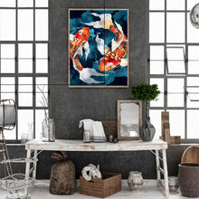 Load image into Gallery viewer, Double Koi Fish 30*40CM(Canvas) Full Round Drill Diamond Painting
