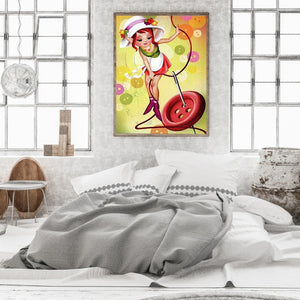 Sewing Fairy 30*40CM(Canvas) Full Round Drill Diamond Painting
