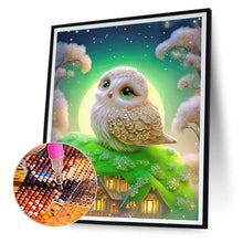 Load image into Gallery viewer, White Owl 30*40CM(Canvas) Full Round Drill Diamond Painting
