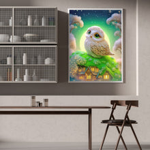 Load image into Gallery viewer, White Owl 30*40CM(Canvas) Full Round Drill Diamond Painting
