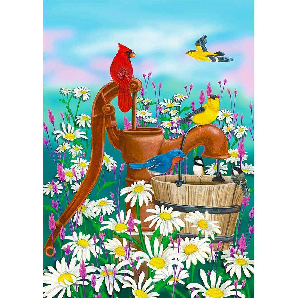 Cardinal 30*40CM(Canvas) Full Round Drill Diamond Painting