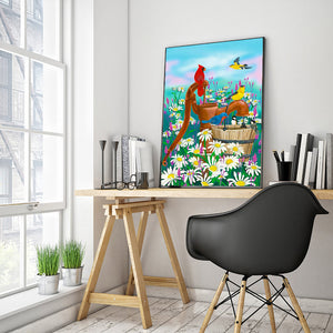 Cardinal 30*40CM(Canvas) Full Round Drill Diamond Painting