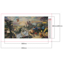 Load image into Gallery viewer, Beauty And The Beast 80*40CM(Picture) Full Square Drill Diamond Painting
