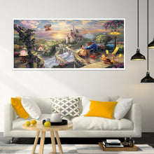 Load image into Gallery viewer, Beauty And The Beast 80*40CM(Picture) Full Square Drill Diamond Painting
