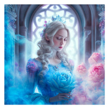 Load image into Gallery viewer, Huancan - Snow Princess - 50*50CM 11CT 3 Stamped Cross Stitch
