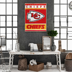 Kansas City Chiefs 40*50CM(Canvas) Full Round Drill Diamond Painting