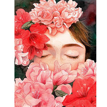 Load image into Gallery viewer, Flower Girl 30*40CM(Canvas) Full Square Drill Diamond Painting
