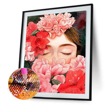 Load image into Gallery viewer, Flower Girl 30*40CM(Canvas) Full Square Drill Diamond Painting
