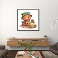 Load image into Gallery viewer, Huancan - Cartoon Bear - 50*50CM 11CT 3 Stamped Cross Stitch
