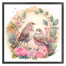 Load image into Gallery viewer, Yishu - Birds And Flowers - 50*50CM 11CT 3 Stamped Cross Stitch
