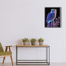 Load image into Gallery viewer, Owl 30*40CM(Canvas) Partial Special Shaped Drill Diamond Painting

