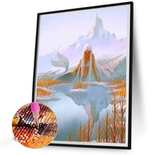 Load image into Gallery viewer, Mermaid In The Mountains And Seas 30*40CM(Canvas) Full Round Drill Diamond Painting

