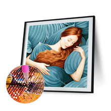 Load image into Gallery viewer, Sleeping Beauty 35*35CM(Canvas) Full Round Drill Diamond Painting
