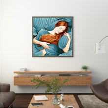 Load image into Gallery viewer, Sleeping Beauty 35*35CM(Canvas) Full Round Drill Diamond Painting
