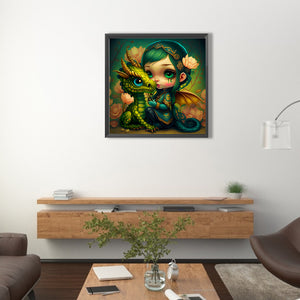 Elf Girl 60*60CM(Canvas) Full Round Drill Diamond Painting