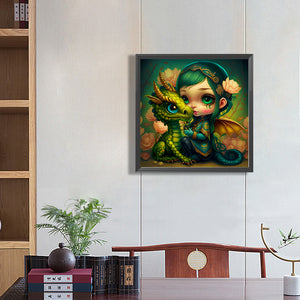 Elf Girl 60*60CM(Canvas) Full Round Drill Diamond Painting