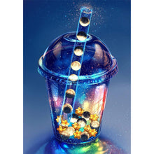 Load image into Gallery viewer, DIY - Starry Sky Bubble Tea - 40*55CM 11CT 3 Stamped Cross Stitch
