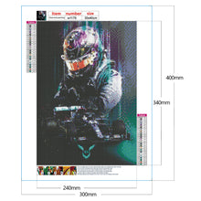 Load image into Gallery viewer, Racing Car Driver 30*40CM(Canvas) Full Round Drill Diamond Painting
