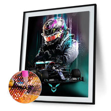 Load image into Gallery viewer, Racing Car Driver 30*40CM(Canvas) Full Round Drill Diamond Painting
