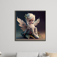 Load image into Gallery viewer, Little Girl With Wings 50*50CM(Canvas) Full Round Drill Diamond Painting
