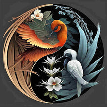 Load image into Gallery viewer, Bird Yin-Yang Diagram 30*30CM(Picture) Full Square Drill Diamond Painting
