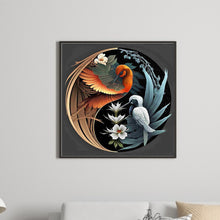 Load image into Gallery viewer, Bird Yin-Yang Diagram 30*30CM(Picture) Full Square Drill Diamond Painting
