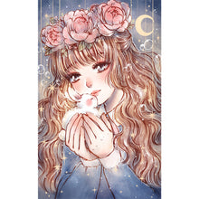 Load image into Gallery viewer, Girl 30*50CM Full Round Drill Diamond Painting
