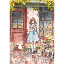 Load image into Gallery viewer, Yishu - Rural Girl - 50*70CM 11CT 3 Stamped Cross Stitch
