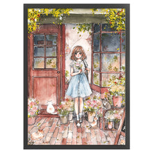 Load image into Gallery viewer, Yishu - Rural Girl - 50*70CM 11CT 3 Stamped Cross Stitch
