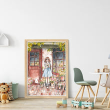 Load image into Gallery viewer, Yishu - Rural Girl - 50*70CM 11CT 3 Stamped Cross Stitch
