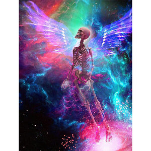 Angel Skeleton 40*50CM(Canvas) Full Round Drill Diamond Painting