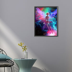 Angel Skeleton 40*50CM(Canvas) Full Round Drill Diamond Painting