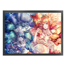 Load image into Gallery viewer, Yishu - Two Fairies - 60*45CM 11CT 3 Stamped Cross Stitch
