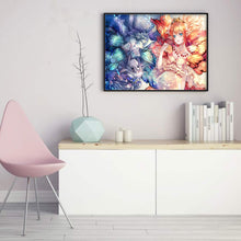 Load image into Gallery viewer, Yishu - Two Fairies - 60*45CM 11CT 3 Stamped Cross Stitch
