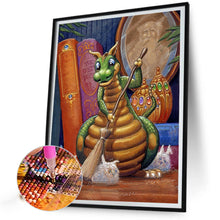 Load image into Gallery viewer, Green Dinosaur 30*40CM(Canvas) Full Square Drill Diamond Painting
