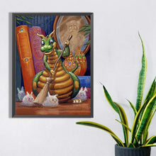 Load image into Gallery viewer, Green Dinosaur 30*40CM(Canvas) Full Square Drill Diamond Painting
