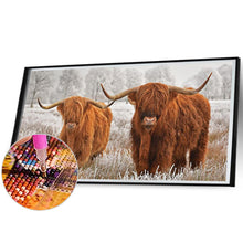 Load image into Gallery viewer, Highland Yak 80*40CM(Picture) Full Square Drill Diamond Painting
