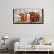 Load image into Gallery viewer, Highland Yak 80*40CM(Picture) Full Square Drill Diamond Painting
