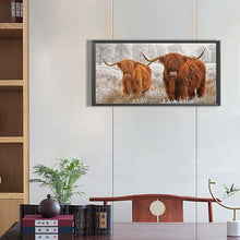 Load image into Gallery viewer, Highland Yak 80*40CM(Picture) Full Square Drill Diamond Painting
