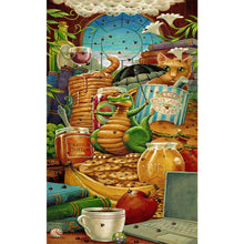 Load image into Gallery viewer, Little Dinosaur Amusing Himself 30*50CM(Canvas) Full Round Drill Diamond Painting
