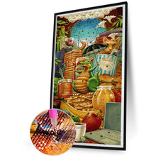 Load image into Gallery viewer, Little Dinosaur Amusing Himself 30*50CM(Canvas) Full Round Drill Diamond Painting
