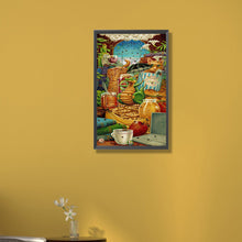 Load image into Gallery viewer, Little Dinosaur Amusing Himself 30*50CM(Canvas) Full Round Drill Diamond Painting
