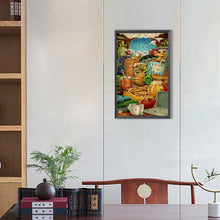 Load image into Gallery viewer, Little Dinosaur Amusing Himself 30*50CM(Canvas) Full Round Drill Diamond Painting

