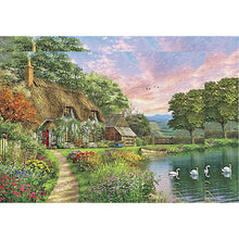 Load image into Gallery viewer, Mountain Village 50*40CM(Canvas) Full Round Drill Diamond Painting
