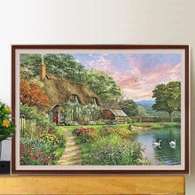 Load image into Gallery viewer, Mountain Village 50*40CM(Canvas) Full Round Drill Diamond Painting
