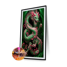 Load image into Gallery viewer, Ferocious Green Dragon 45*70CM(Picture) Full Square Drill Diamond Painting
