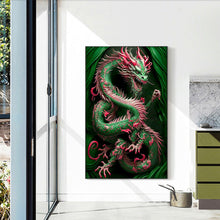 Load image into Gallery viewer, Ferocious Green Dragon 45*70CM(Picture) Full Square Drill Diamond Painting

