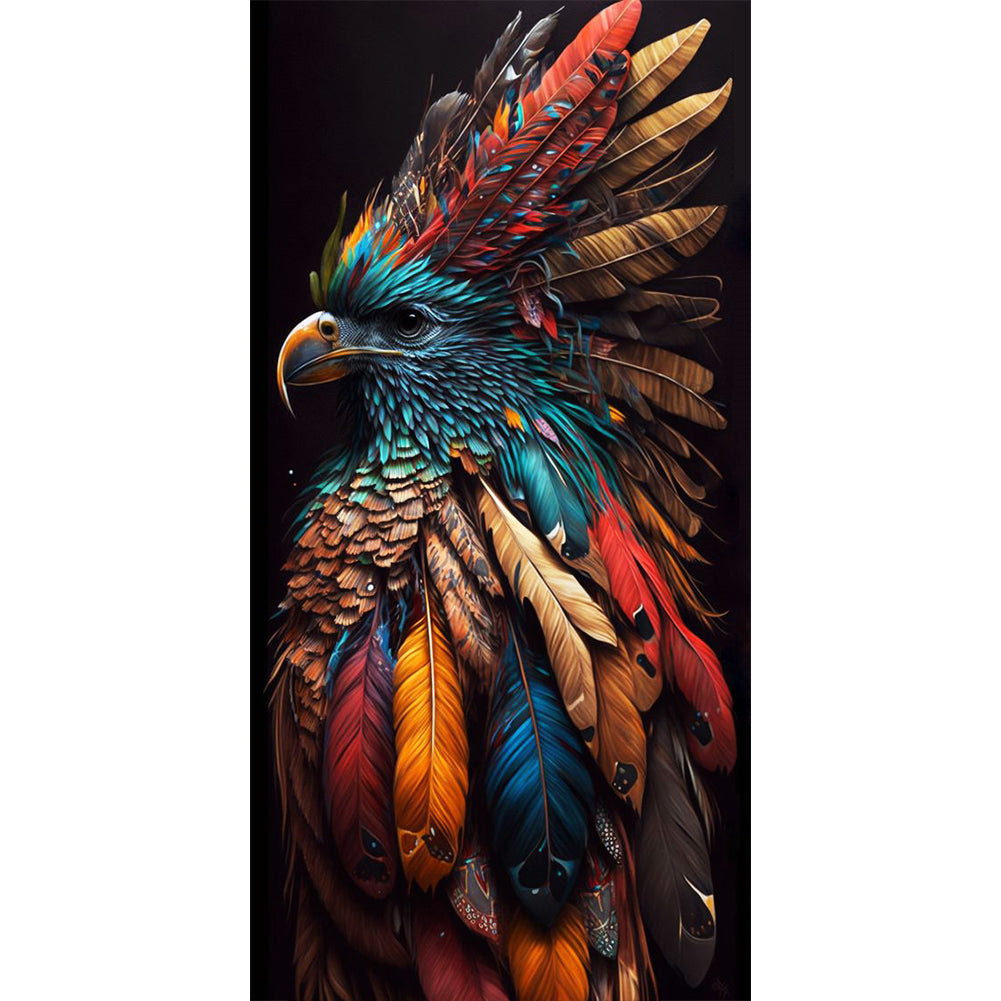 Colorful Owl 40*80CM(Picture) Full Square Drill Diamond Painting