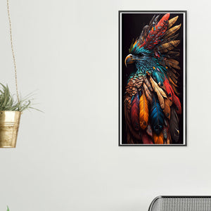 Colorful Owl 40*80CM(Picture) Full Square Drill Diamond Painting